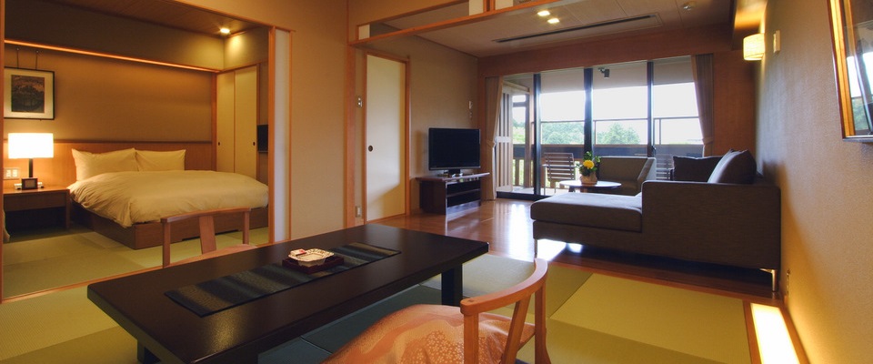 Senkyoro Guestroom(8 Tatami mats)  with an open air bath in the main building  Kanto/Kanagawa/Sengokuharaonsen 