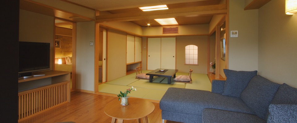 Senkyoro Guestroom(10 Tatami mats)  with an open air bath in the main building  Kanto/Kanagawa/Sengokuharaonsen 